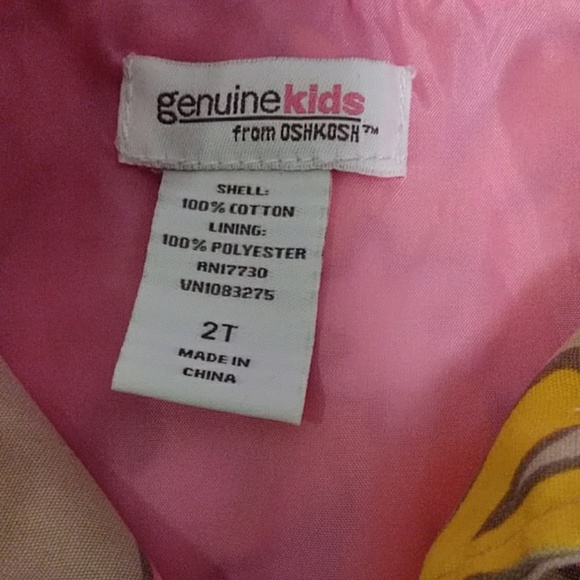 OSHKOSH GIRLS JACKET - Picture 3 of 4